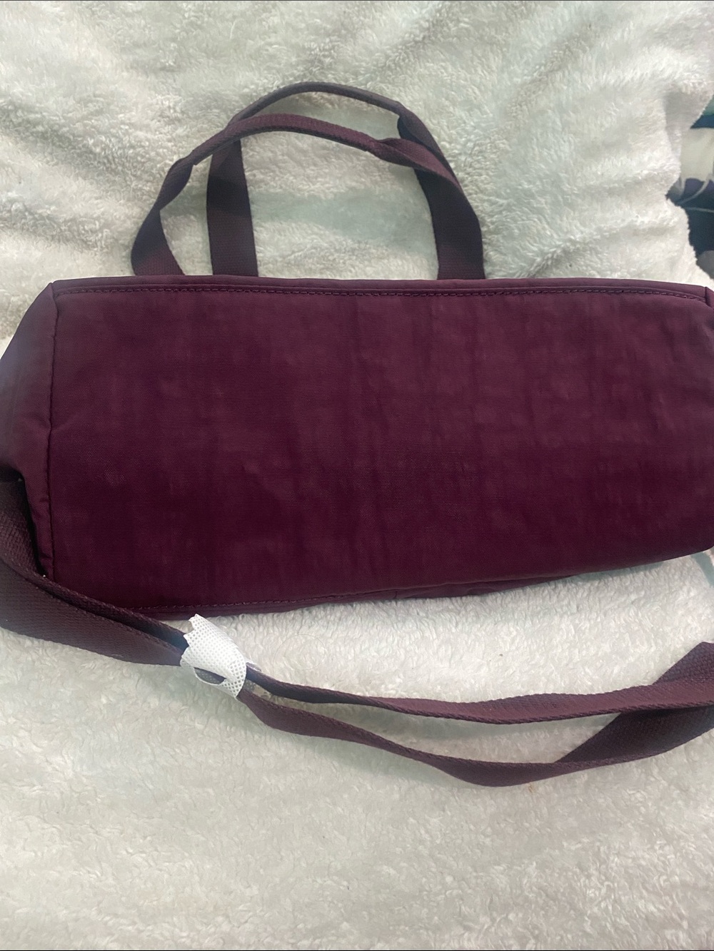🆕Kipling Klara Satchel Tote, Color- Dark Plum Tonal - Picture 7 of 8